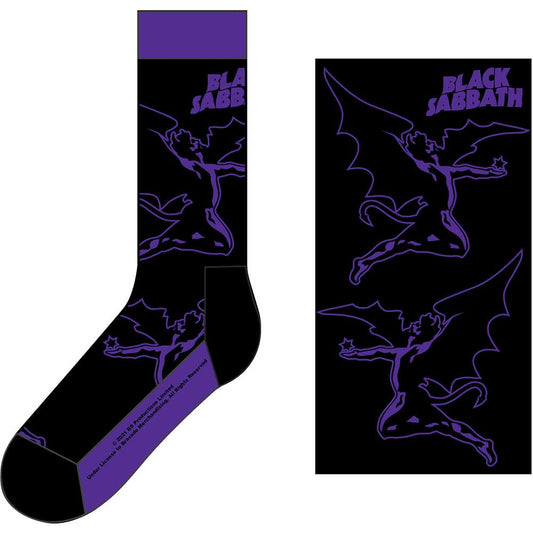 BLACK SABBATH - Logo & Demon Socks (7 - 11)