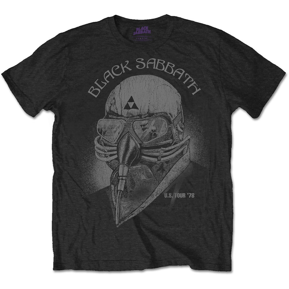 BLACK SABBATH - US Tour 78 Black T-Shirt