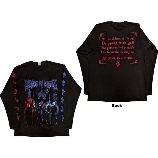 CRADLE OF FILTH - Existence Band Back & Sleeve Print Long Sleeve T-Shirt