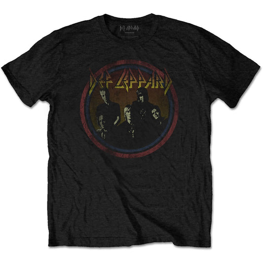 DEF LEPPARD - Vintage Circle T-Shirt