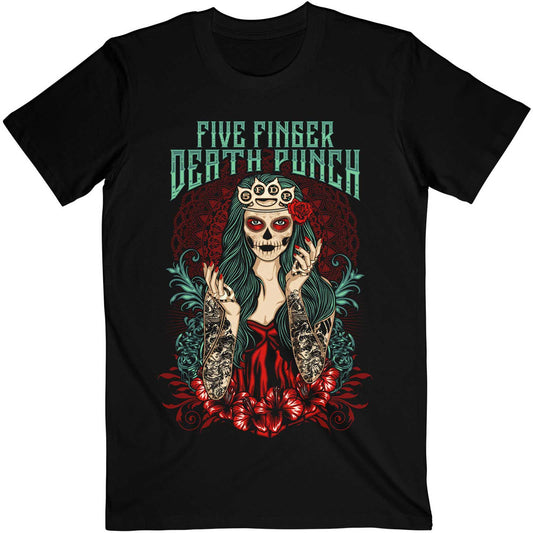 FIVE FINGER DEATH PUNCH - Lady Muerta T-Shirt