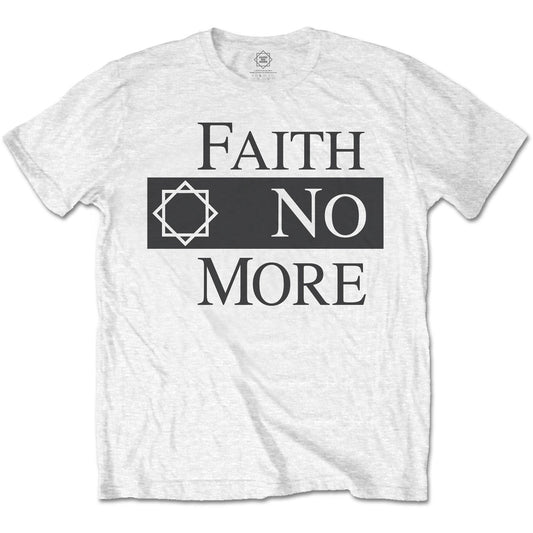 FAITH NO MORE - Classic Logo V2 White T-Shirt