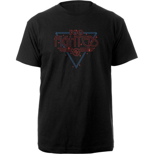 FOO FIGHTERS - Black Disco Outline T-Shirt