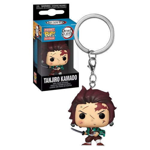 DEMON SLAYER - Tanjiro Kamado Battle Damage Funko Pocket Pop! Keychain