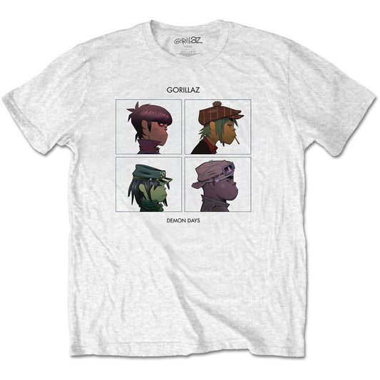 GORILLAZ - Demon Days White T-Shirt