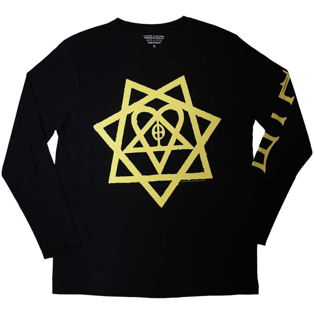 HIM - Heartagram Honeycomb Long Sleeve T-Shirt