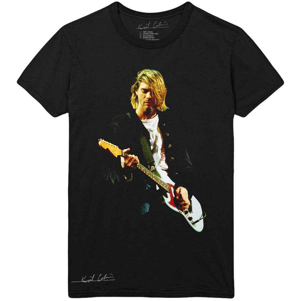 KURT COBAIN - Guitar Photo T-Shirt