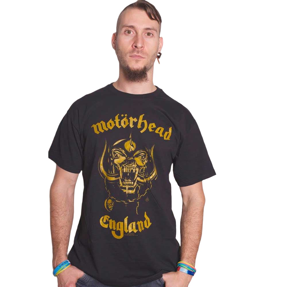 MOTORHEAD - England Classic Gold T-Shirt