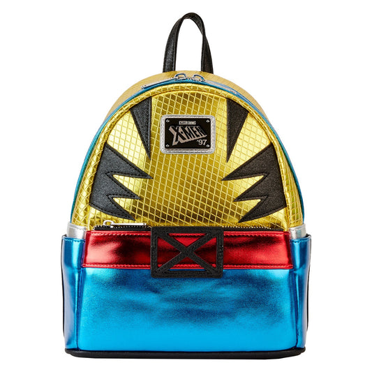 LOUNGEFLY : MARVEL - Wolverine Metallic Cosplay Mini Backpack