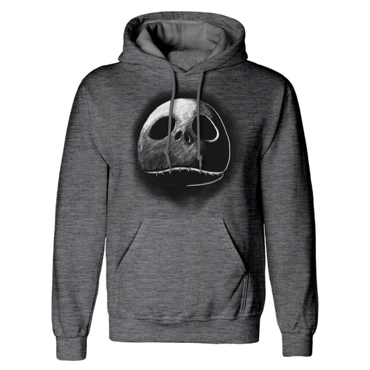 NIGHTMARE BEFORE CHRISTMAS - Sketch Face Grey Hoodie