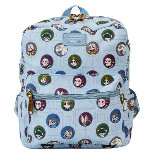 LOUNGEFLY : NICKELODEON - Avatar : The Last Airbender AOP Nylon Mini Backpack