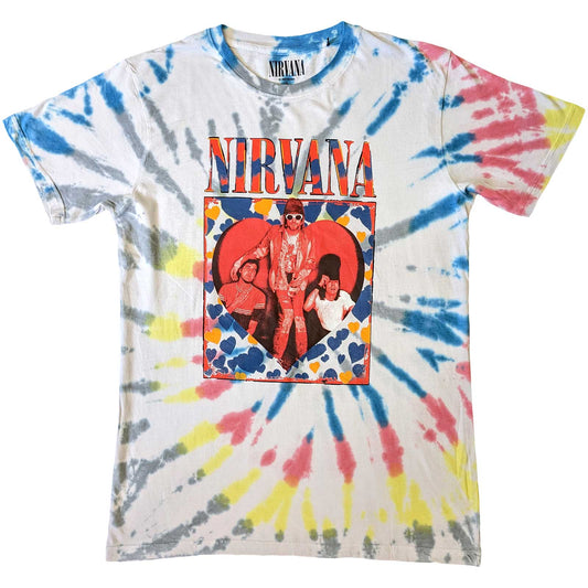 NIRVANA - Heart Dip-Dye T-Shirt