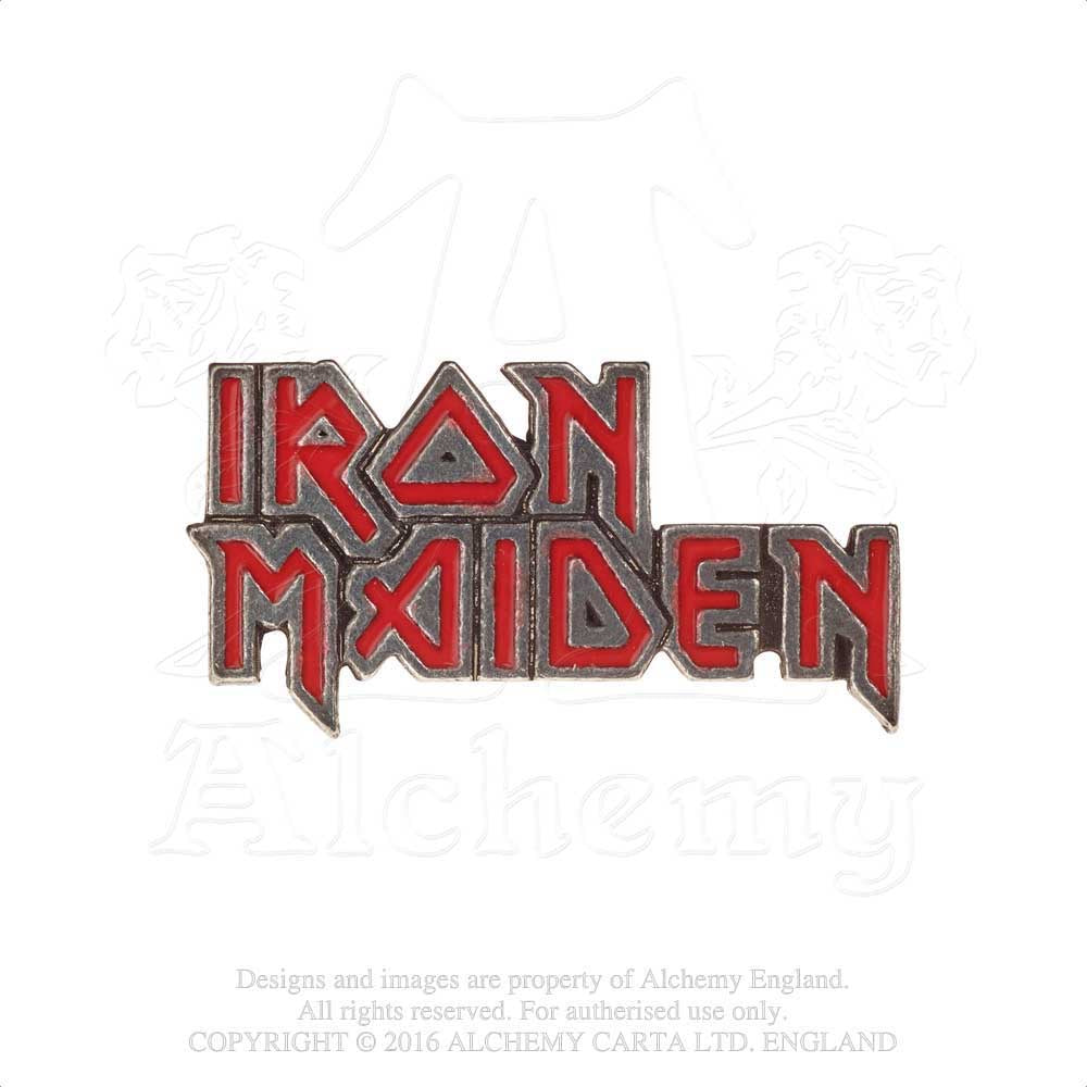 IRON MAIDEN - Enamelled Logo Pin Badge