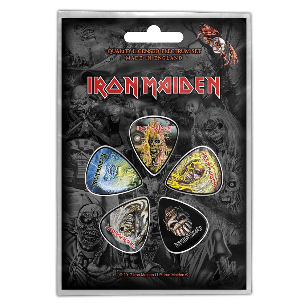 IRON MAIDEN - The Faces Of Eddie Plectrum Pack