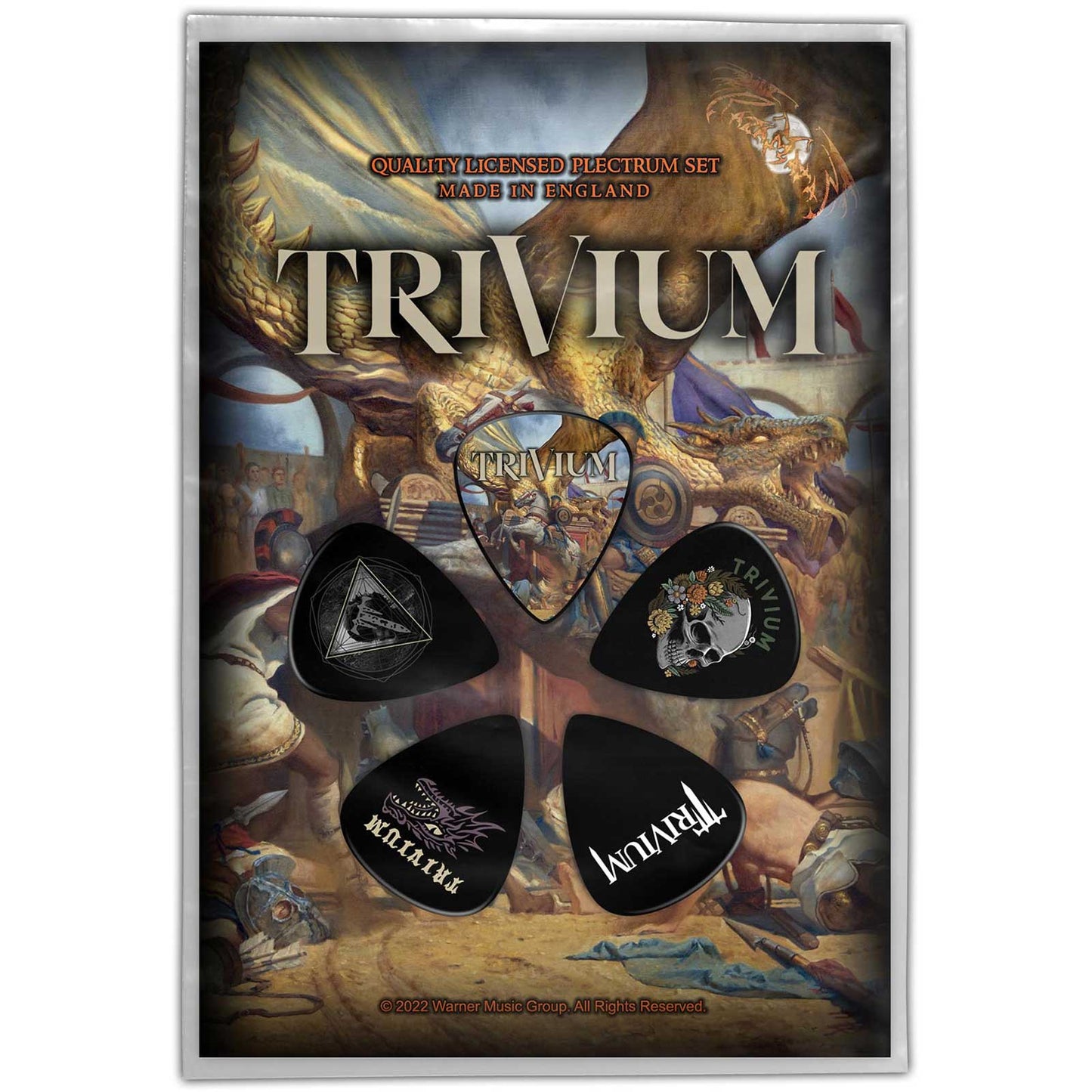 TRIVIUM - The Court Of The Dragon Plectrum Pack