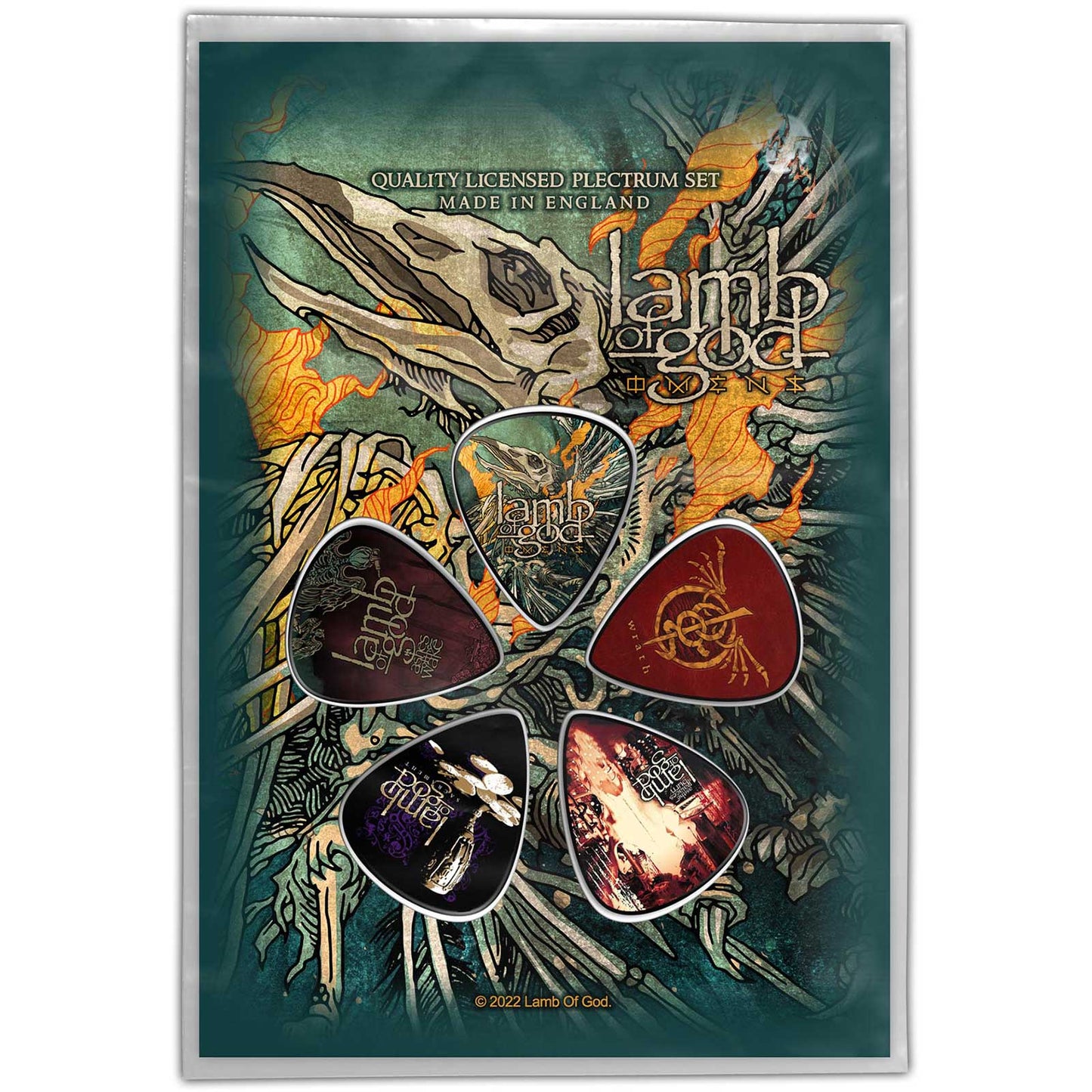 LAMB OF GOD - Omens Plectrum Pack