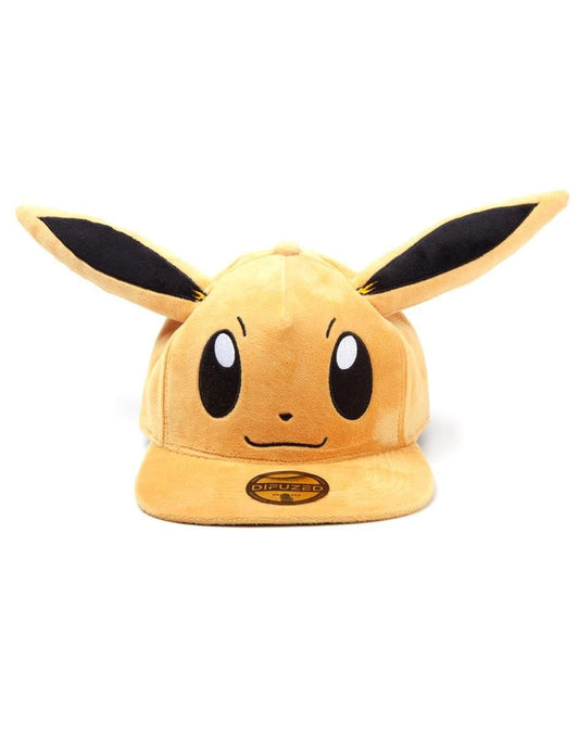 POKEMON - Eevee Plush Snapback Cap