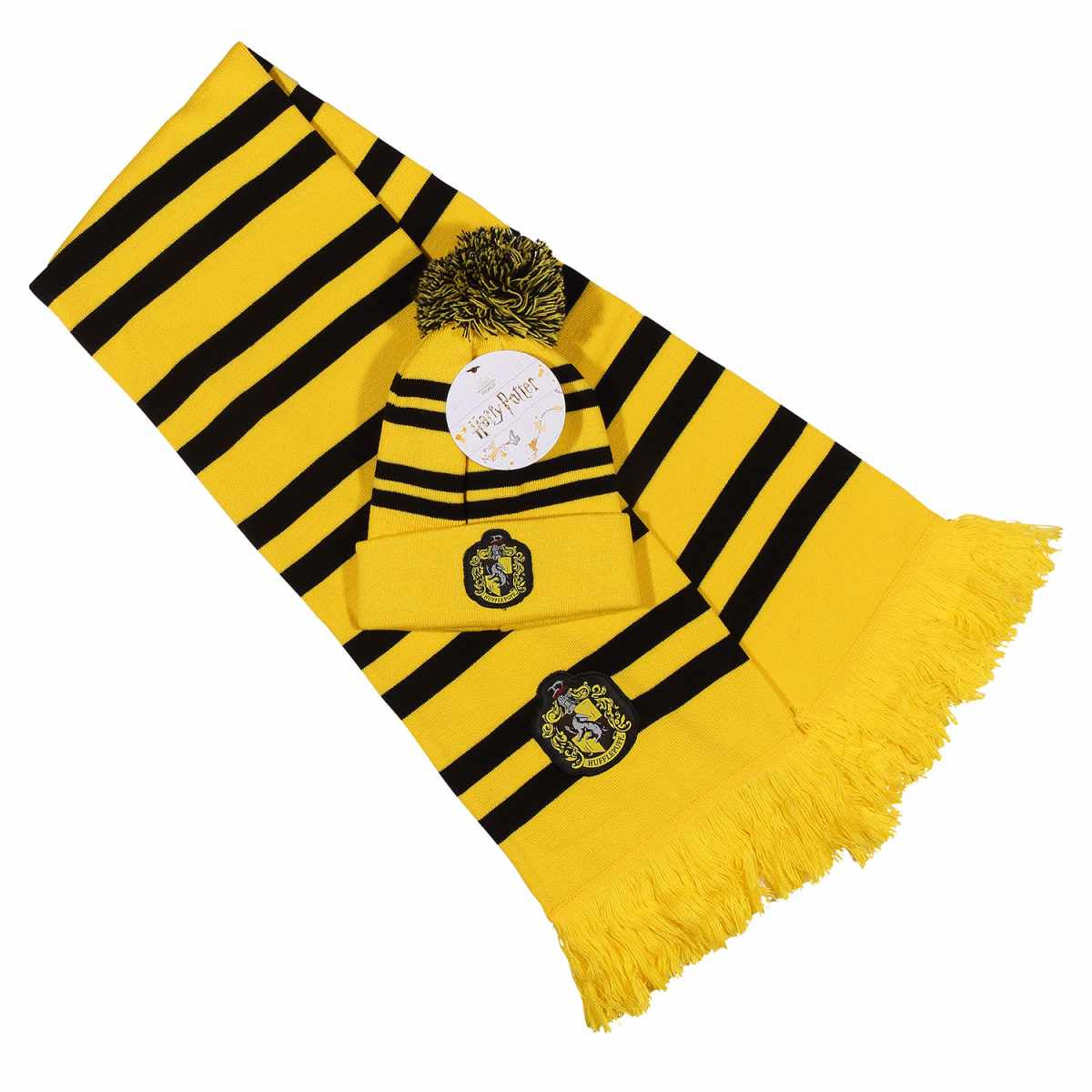 HARRY POTTER - House Hufflepuff Beanie & Scarf Set