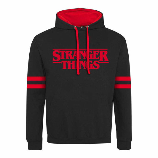 STRANGER THINGS - Logo Stripe Hoodie