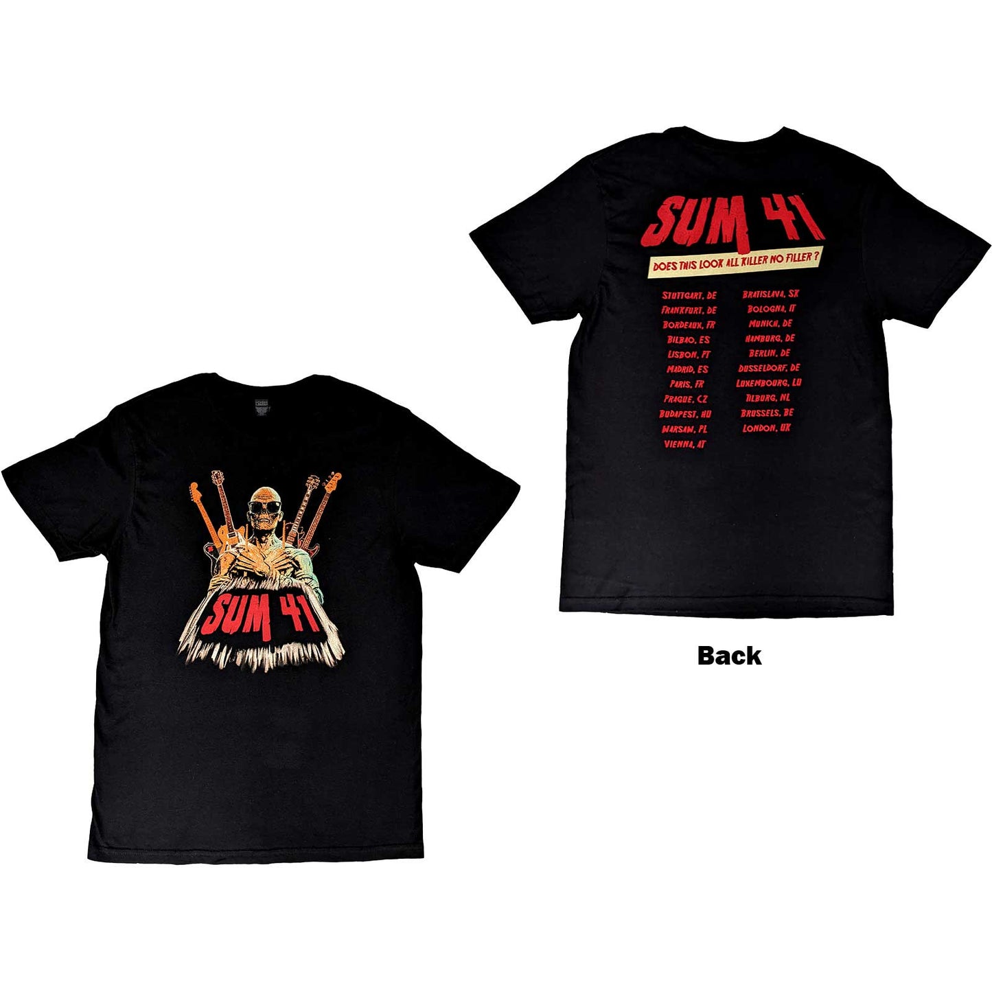 SUM 41 - European Tour 2022 T-Shirt