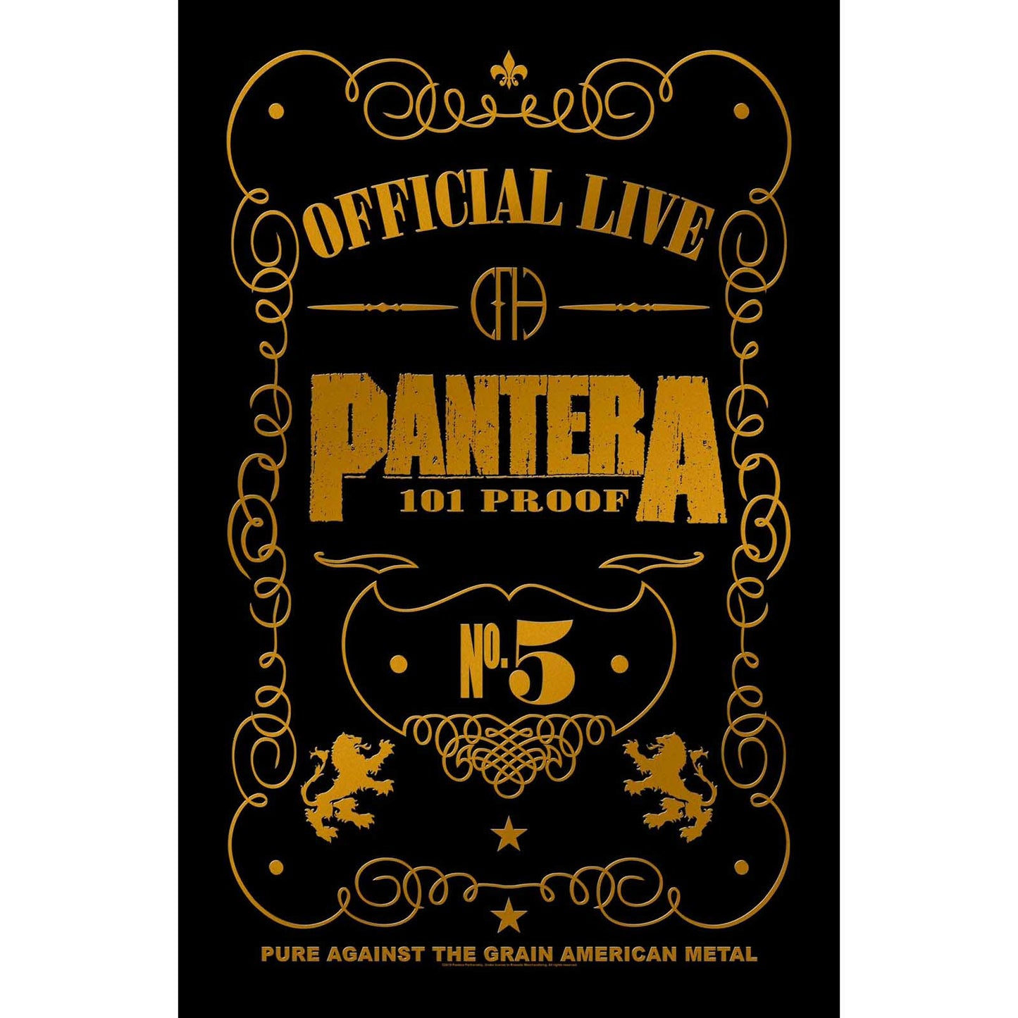 PANTERA - 101 Proof Textile Poster