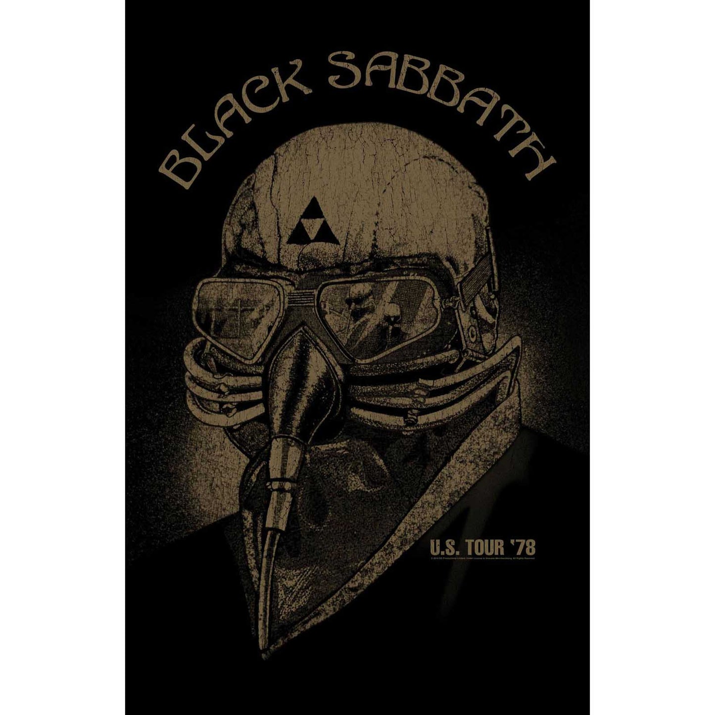 BLACK SABBATH - US Tour '78 Textile Poster