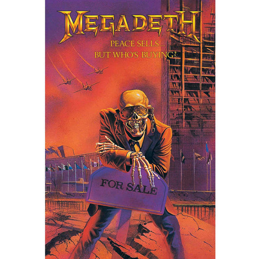 MEGADETH - Peace Sells Textile Poster