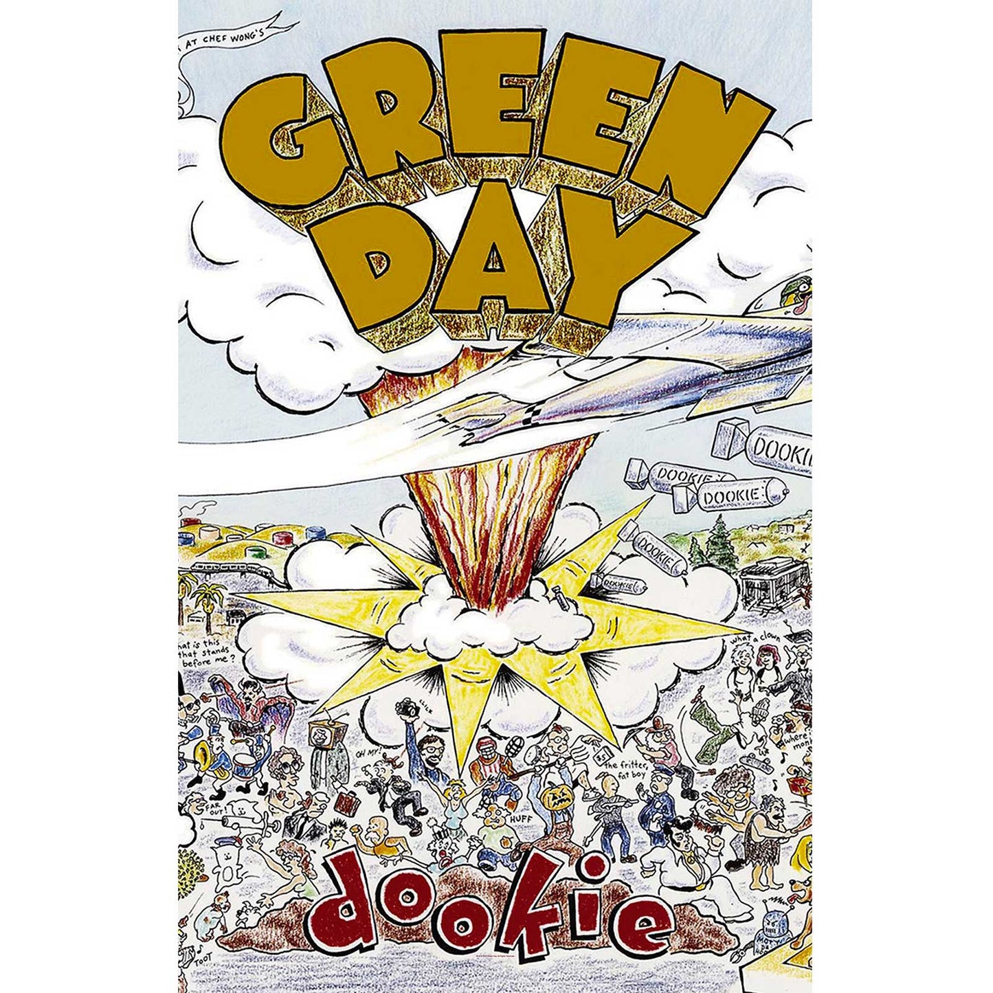 GREEN DAY - Dookie Textile Poster