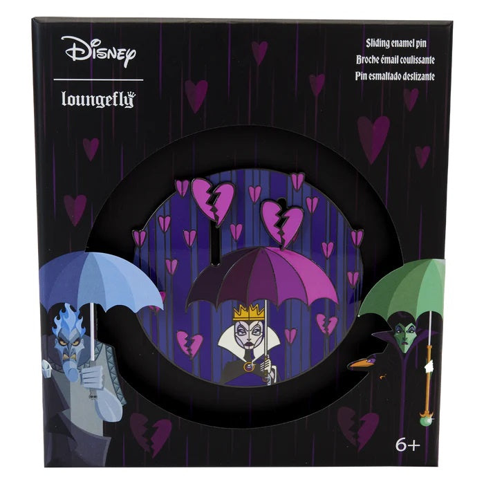 LOUNGEFLY : DISNEY - Villains Curse Your Heart 3" Pin