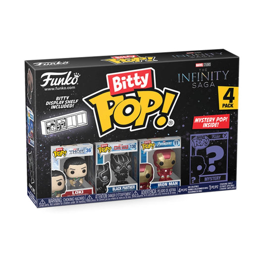 MARVEL - Loki Bitty Funko Pop! 4 Pack