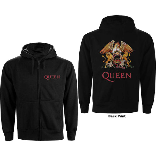 QUEEN - Crest Zip Hoodie