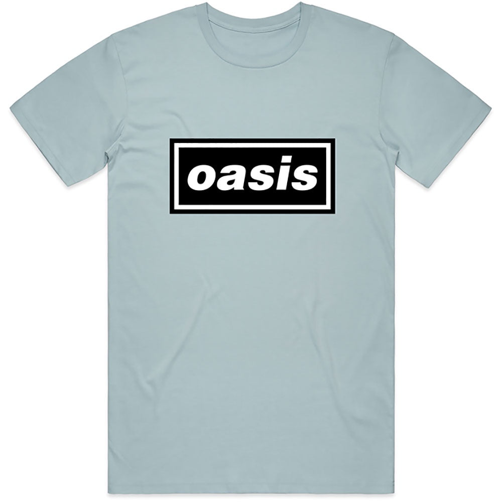 OASIS - Decca Logo Light Blue T-Shirt