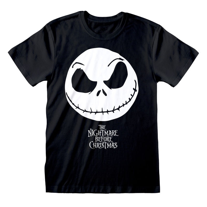 NIGHTMARE BEFORE CHRISTMAS - Jack Face & Logo T-Shirt