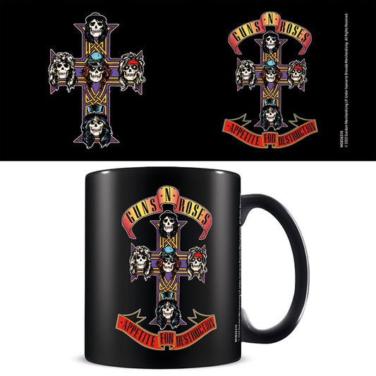 GUNS 'N' ROSES - Appetite Cross Black Mug