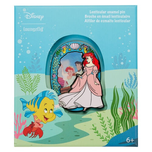 LOUNGEFLY : DISNEY - Little Mermaid Princess Lenticular 3" Pin