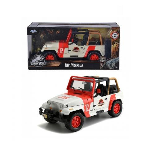 JURASSIC PARK - Jeep Wrangler 1:24 Scale Diecast Model