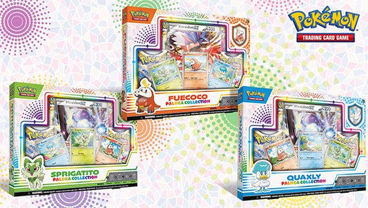 POKEMON - Paldea Collection Box(1) (Sprigatito, Fuecoco or Quaxly)