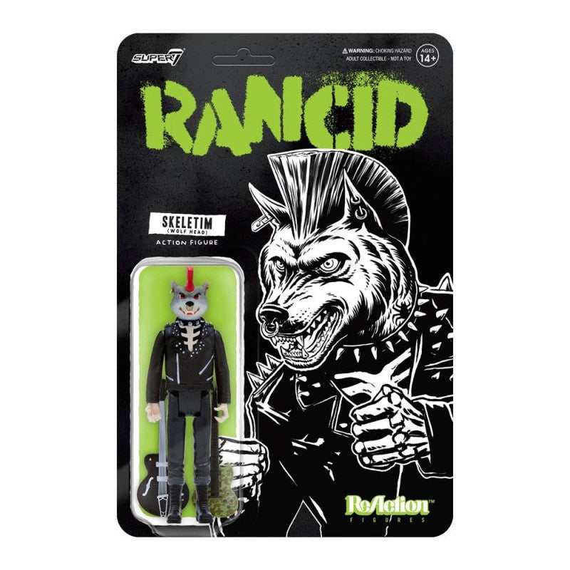 RANCID - Skeletim (Wolf Head) ReAction Figure