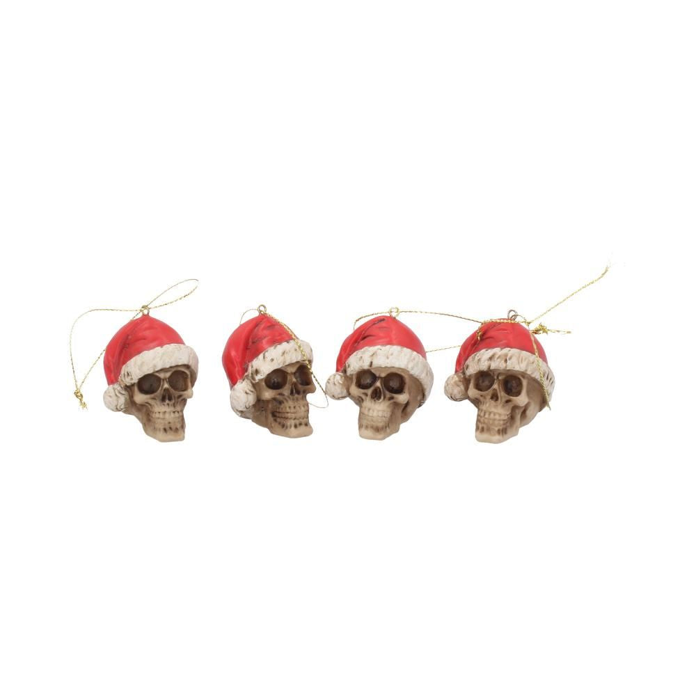 NEMESIS NOW - Silent Night Skull Christmas Decoration (1)